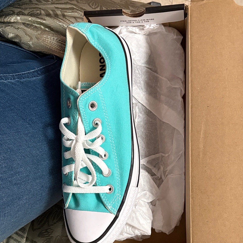 Converse Women's Aqua Canvas Sneakers